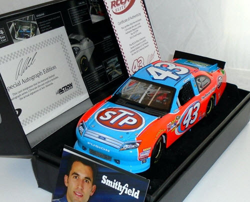 2012 Aric Almorola NASCAR Diecast 43 STP CWC 1:24 Lionel Action RCCA ELite Autographed 1