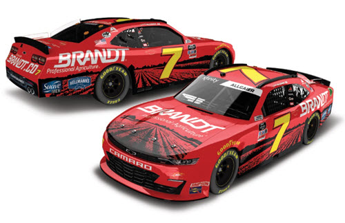 20120 Justin Allgaier NASCAR Diecast 7 Brandt CWC 1:24 Lionel Action ARC Autographed 98