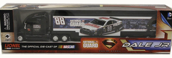 2013 Dale Earnhardt Jr NASCAR Diecast 88 Superman Hauler Transporter 1:64 Lionel Action 1