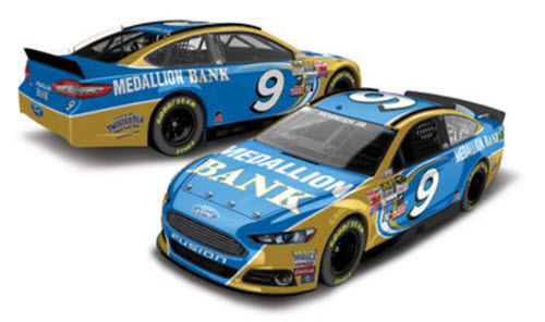 2015 Sam Hornish Jr NASCAR Diecast 9 Medallion Bank CWC 1:64 Lionel Action ARC 99