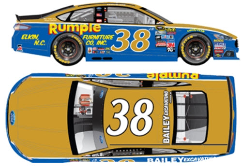 2016 Landon Cassill NASCAR Diecast 38 Rumple Furniture CWC 1:64 Lionel Action ARC 99