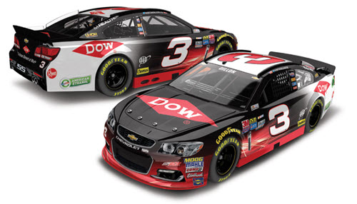 2017 Austin Dillon NASCAR Diecast 3 Dow Chemical CWC 1:24 Lionel Action ARC Color Chrome 99