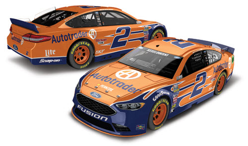 2017 Brad Keselowski NASCAR Diecast 2 Autotrader 1:24 Lionel Action ARC Color CHrome 99