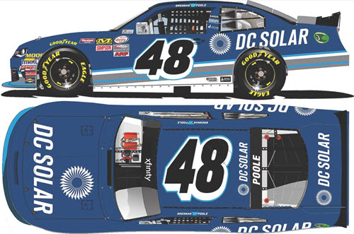 2017 Brennan Poole NASCAR Diecast 48 DC Solar 1:64 Lionel Action ARC 99