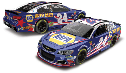 2017 Chase Elliott NASCAR Diecast 24 NAPA Patriotic CWC 1:24 Lionel Action RCCA Elite Liquid Color 99
