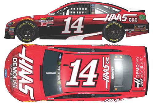 2017 Clint Bowyer NASCAR Diecast 14 HAAS Demo Days CWC 1:24 Lionel Action ARC 99