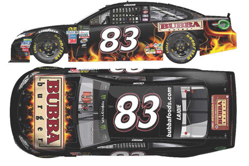 2017 Corie Lajoie NASCAR Diecast 83 Bubba Burger CWC 1:24 Lionel Action ARC 99
