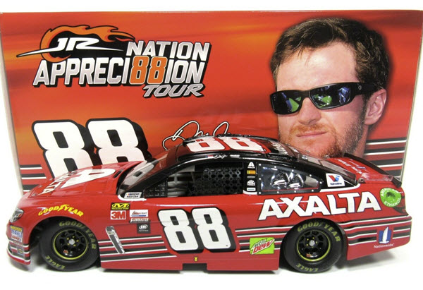 2017 Dale Earnhardt Jr NASCAR Diecast 88 Axalta Final Ride Bud Budweiser 1:24 CWC Lionel Action ARC 1a