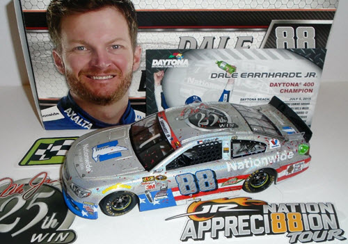 2017 Dale Earnhardt Jr NASCAR Diecast 88 Nationwide Insurance 25th Carreer Win 1:24 CWC Lionel Action ARC Flashcoat 1