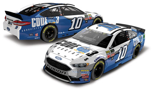 2017 Danica Patrick NASCAR Diecast 10 Code 3 Associates CWC 1:24 Lionel Action ARC Color Chrome 99