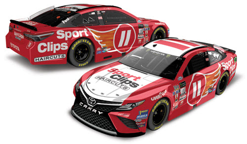 2017 Denny Hamlin NASCAR Diecast 11 Great Clips Darlington Retro Throwback CWC 1:24 Lionel Action ARC 99
