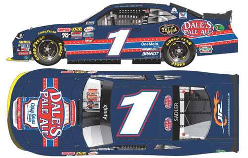 2017 Elliott Sadler NASCAR Diecast 1 Dales Pale Ale 1:24 CWC Lionel Action ARC Autographed Color Chrome 99