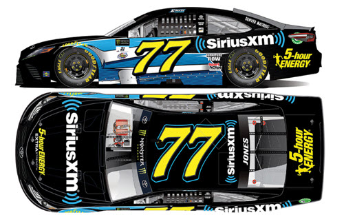2017 Erik Jones NASCAR Diecast 77 Sirius XM Radio CWC 1:24 Lionel Action ARC Color Chrome 99