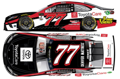 2017 Erik Jones NASCAR Diecast 77 ToyotaCare Toyota Care CWC 1:24 Lionel Action ARC Color Chrome 99