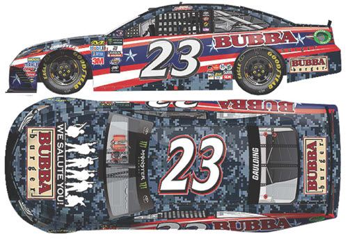 2017 Gray Gaulding NASCAR Diecast 23 Bubba Burger CWC 1:24 Lionel Action ARC 99