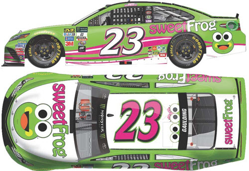 2017 Gray Gaulding NASCAR Diecast 23 Sweet Frog CWC 1:24 Lionel Action ARC