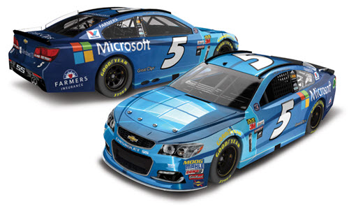 2017 Kasey Kahne NASCAR Diecast 5 Microsoft CWC 1:64 Lionel Action ARC 98