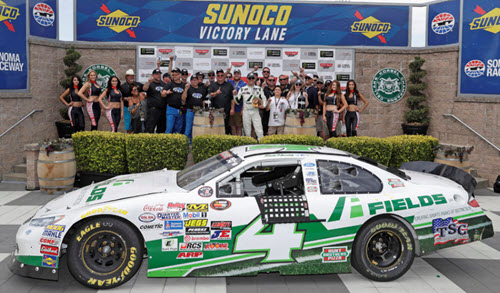2017 Kevin Harvick NASCAR Diecast 4 Fields K&N Pro Series Sonoma Win Raced version  CWC 1:24 Lionel Action ARC 99