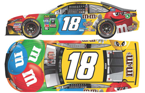 2017 Kyle Busch NASCAR Diecast 18 MnMs CWC 1:24 Lionel Action RCCA Elite Color Chrome 99