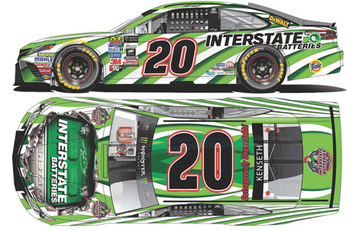 2017 Matt Kenseth NASCAR Diecast 20 Interstate Batteries CWC 1:24 Lionel Action ARC 99