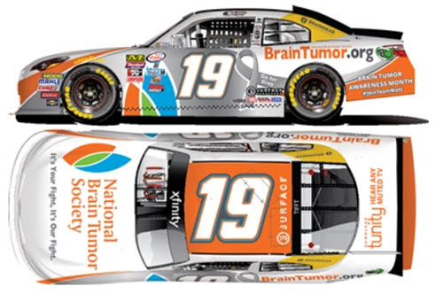 2017 Matt Tifft NASCAR Diecast 19 National Brain Tumor Society NBTS CWC 1:64 Lionel Action ARC 1