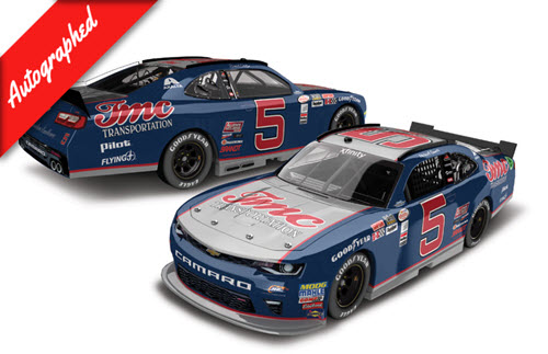 2017 Michael Annett NASCAR Diecast 5 TMC Transportation Darlington Retro Throwback  CWC 1:24 Lionel Action ARC Autographed Signed 99