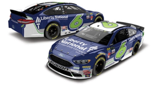 2017 Trevor Bayne NASCAR Diecast 6 Liberty National Insurance 1:24 CWC Lionel Action ARC Color Chrome 99
