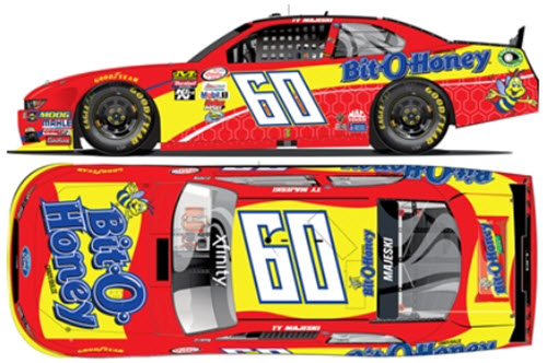 2017 Ty Majeski NASCAR Diecast 60 Bit O Honey CWC 1:24 Lionel Action ARC 1