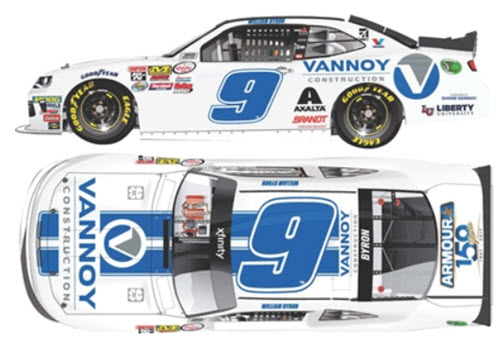 2017 William Byron NASCAR Diecast 9 Vannoy Construction CWC 1:64 Lionel Action ARC 99