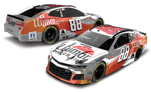 2018 Alex Bowman NASCAR Diecast 88 Llumar Window Film CWC 1:24 Lionel Action RCCA Elite Color Chrome 98