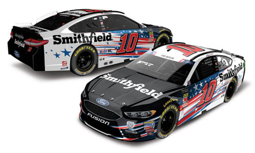2018 Aric Almorola NASCAR Diecast 10 Smithfield Patriotic Salute CWC 1:24 Lionel Action ARC Color Chrome 99
