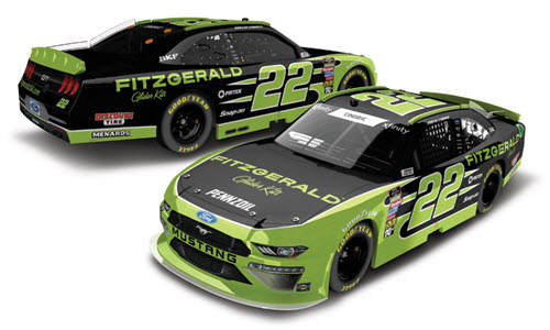 2018 Austin Cindric NASCAR Diecast 22 Fitzgerald Gliders CWC 1:24 Lionel Action ARC Color Chrome 98