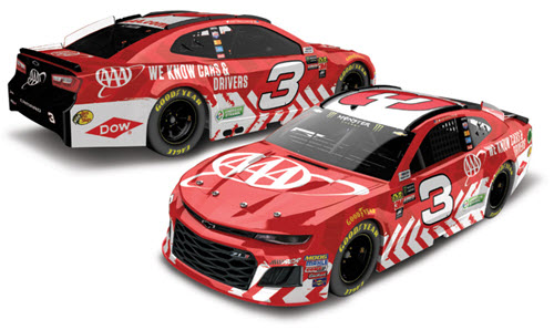 2018 Austin Dillon NASCAR Diecast 3 AAA Insurance CWC 1:24 Lionel Action RCCA Elite Color Chrome 99