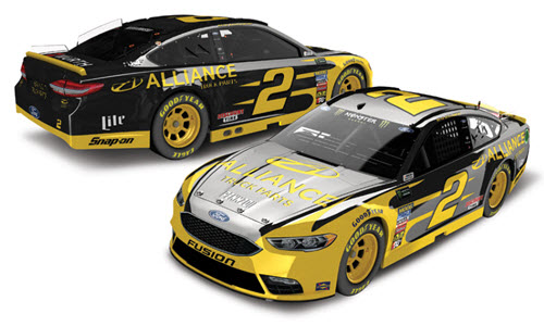 2018 Brad Keselowski NASCAR Diecast 2 Alliance Truck Parts 1:24 Lionel Action ARC Color Chrome 98