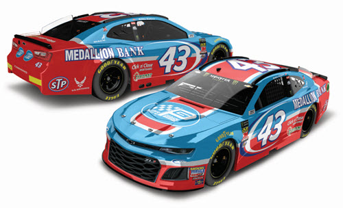 2018 Bubba Wallace NASCAR Diecast 43 Pettys Garage Medallion Bank CWC 1:64 Lionel Action ARC 98