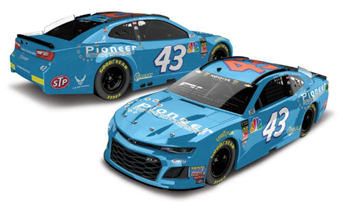 2018 Bubba Wallace NASCAR Diecast 43 Pioneer Records Management CWC 1:24 Lionel Action Rcca Elite Liquid Color 98