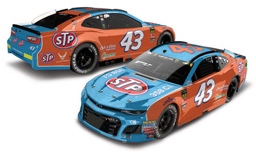 2018 Bubba Wallace NASCAR Diecast 43 STP Darlington Throwback Raced Version CWC 1:24 Lionel Action RCCA Elite Color Chrome 98