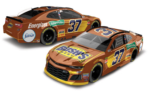2018 Chris Buescher Diecast 37 Bushs Beans CWC 1:24 Lionel Action ARC Color Chrome 98