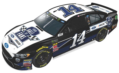 2018 Clint Bowyer NASCAR Diecast 14 Ford NASCAR Hall Of Fans CWC 1:24 Lionel Action ARC Color Chrome 99