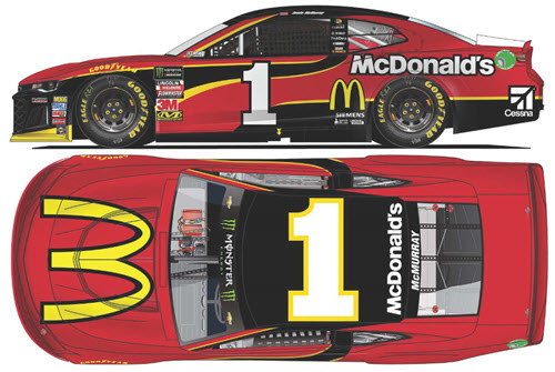 2018 Jamie McMurray NASCAR Diecast 1 McDonalds CWC 1:24 Lionel Action ARC Color Chrome 99