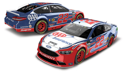 2018 Joey Logano NASCAR Diecast 22 AAA Insurance CWC 1:24 Lionel Action RCCA Elite Liquid Color 99