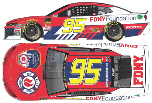 2018 Kasey Kahne NASCAR Diecast 95 FDNY Fire Department Foundation CWC 1:64 Lionel Action ARC 99
