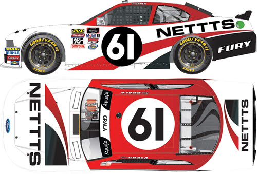 2018 Kaz Grala NASCAR Diecast 61 Nettts CWC 1:64 Lionel Action ARC 99