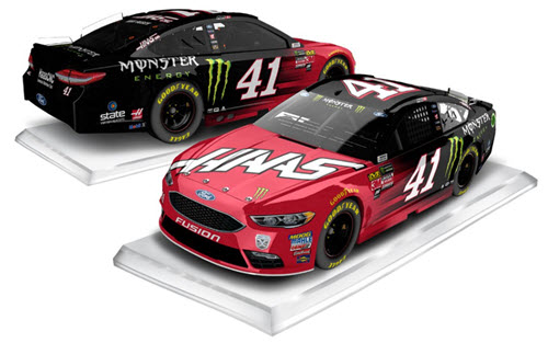 2018 Kurt Busch NASCAR Diecast 41 HAAS Monster Energy CWC 1:24 Lionel Action RCCA Elite Color Chrome 99