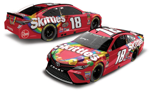2018 Kyle Busch NASCAR Diecast 18 Skittles CWC 1:24 Lionel Action RCCA Elite Color Chrome 99