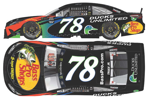 2018 Martin Truex Jr NASCAR Diecast 78 Bass Pro Ducks Unlimited CWC 1:24 Lionel Action ARC Color Chrome 99