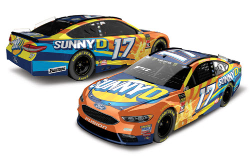 2018 Ricky Stenhouse Jr NASCAR Diecast 17 SunnyD Sunny D CWC 1:24 Lionel Action RCCA Elite Color Chrome 98