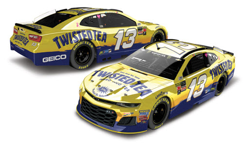 2018 Ty Dillon NASCAR Diecast 13 Twisted Tea CWC 1:24 Lionel Action RCCA Elite Liquid Color 98