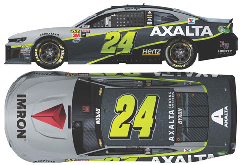 2018 William Byron NASCAR Diecast 24 Imron CWC 1:24 Lionel Action RCCA Elite Color Chrome 99