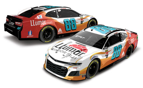 2019 Alex Bowman NASCAR Diecast 88 Llumar Window Film CWC 1:24 Lionel Action RCCA Elite Color Chrome 99